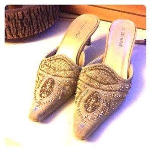 Brown Sequence Low Heels